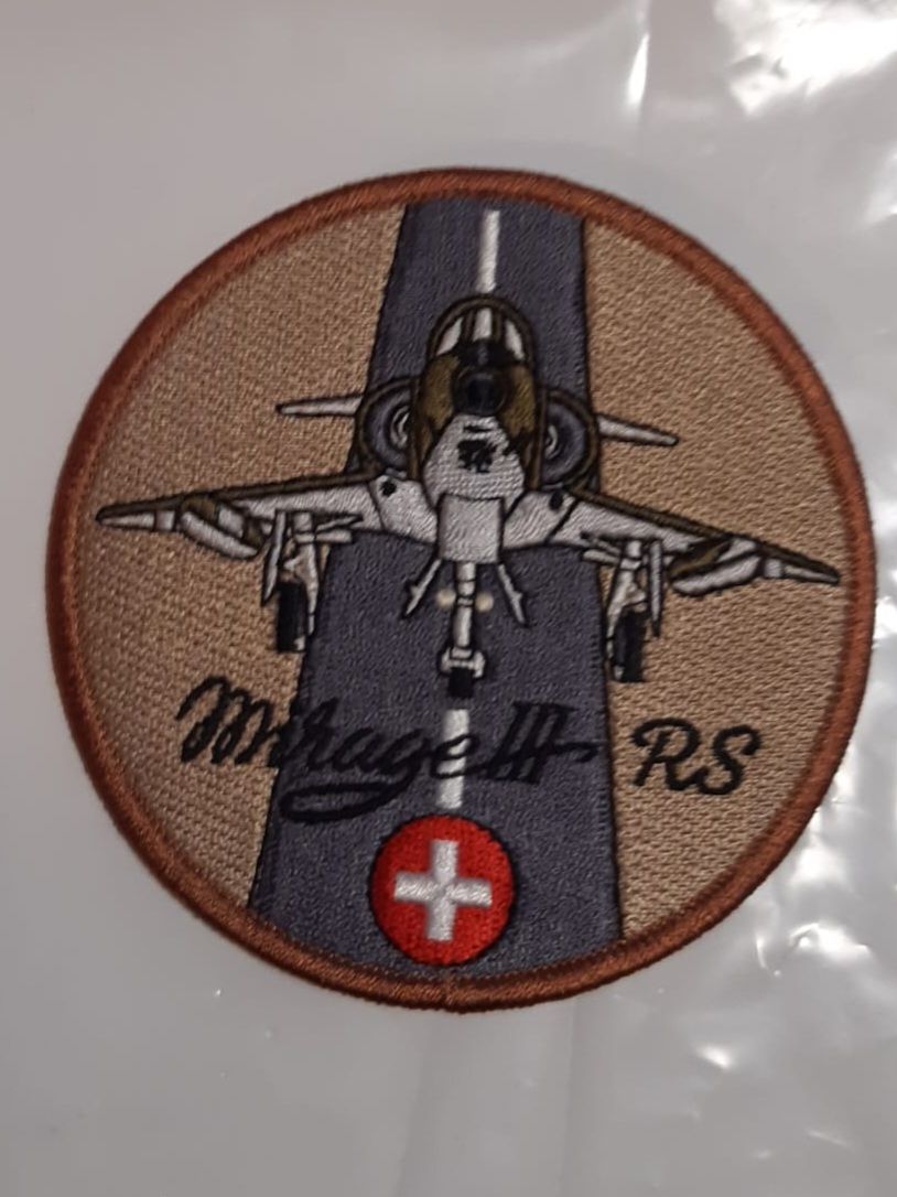 Schweizer Armee Toppe: Mirage III RS - Schweizer Luftwaffe - Stoffabzeichen/Patch! – Nuovo e nell'imballaggio originale da Derendingen venduto da Nellino01