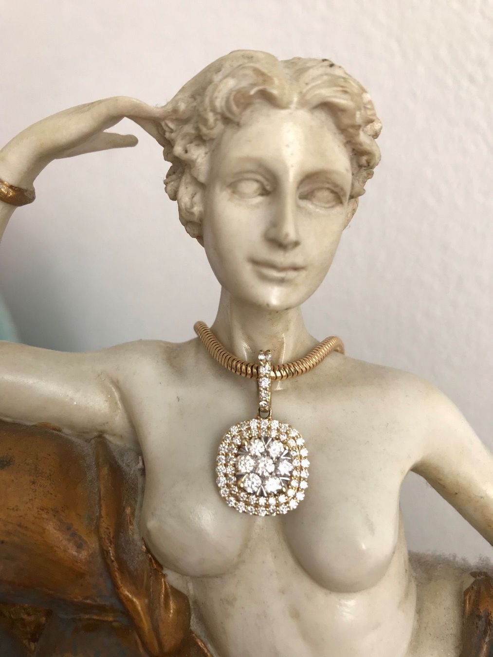 Ciondoli: NEU Anhänger mit Diamanten 1.00ct – Nuovo e nell'imballaggio originale da Münsingen venduto da Goldvreneli1897