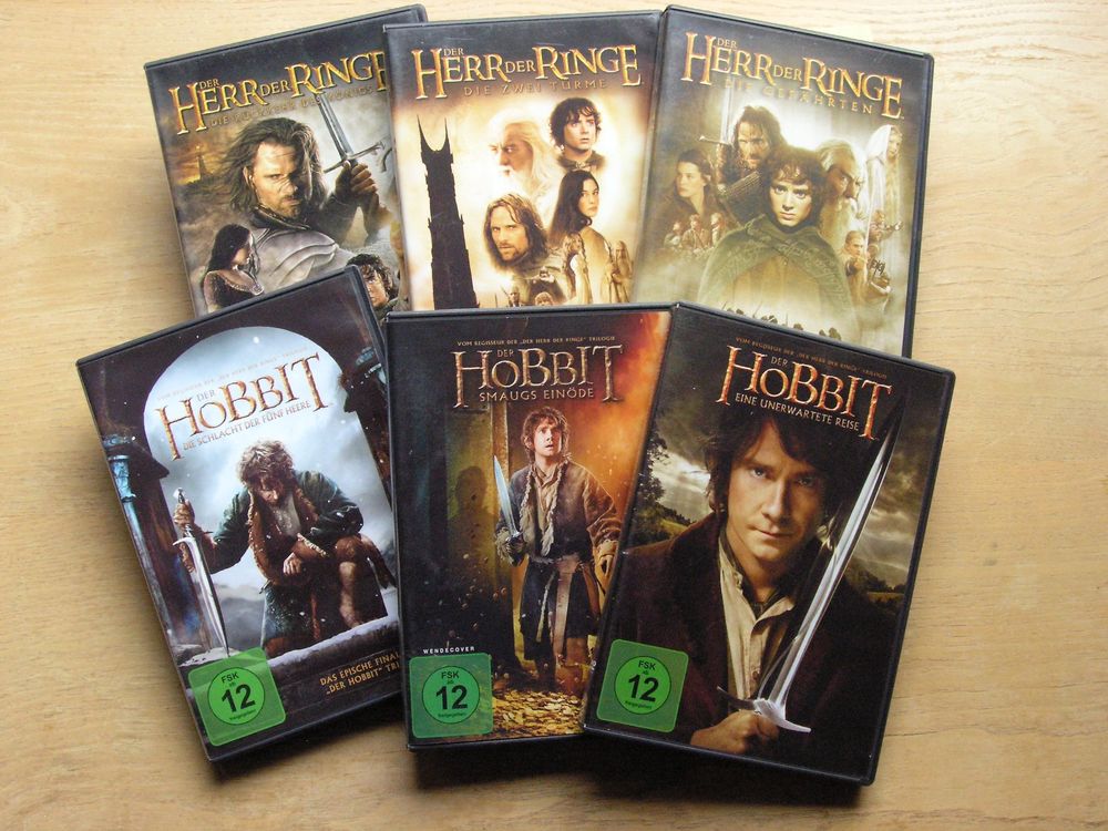 Der Hobbit Herr Der Ringe Spielfilm Trilogien Kaufen Auf Ricardo