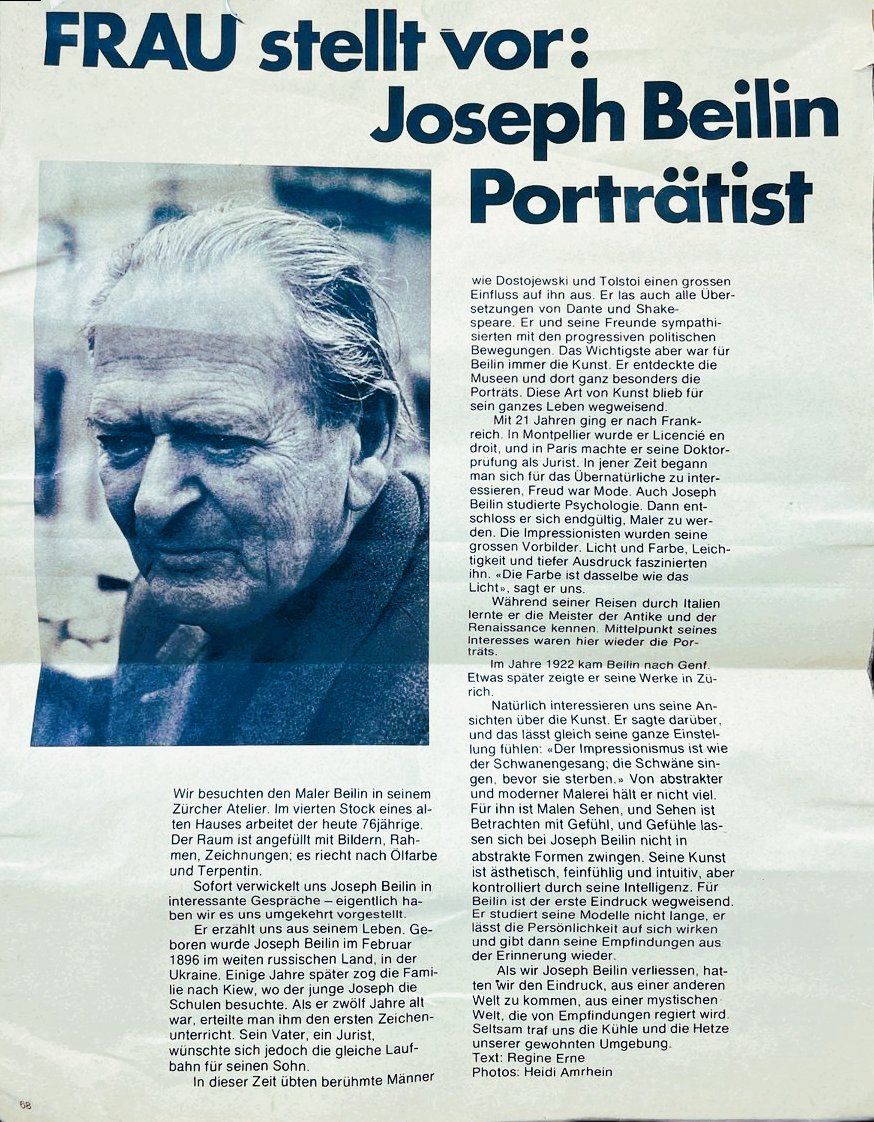 Dipinti: Joseph Beilin (1896 - 1983) Impressionismus Akt – Usato da Dübendorf venduto da ArtExpression 9