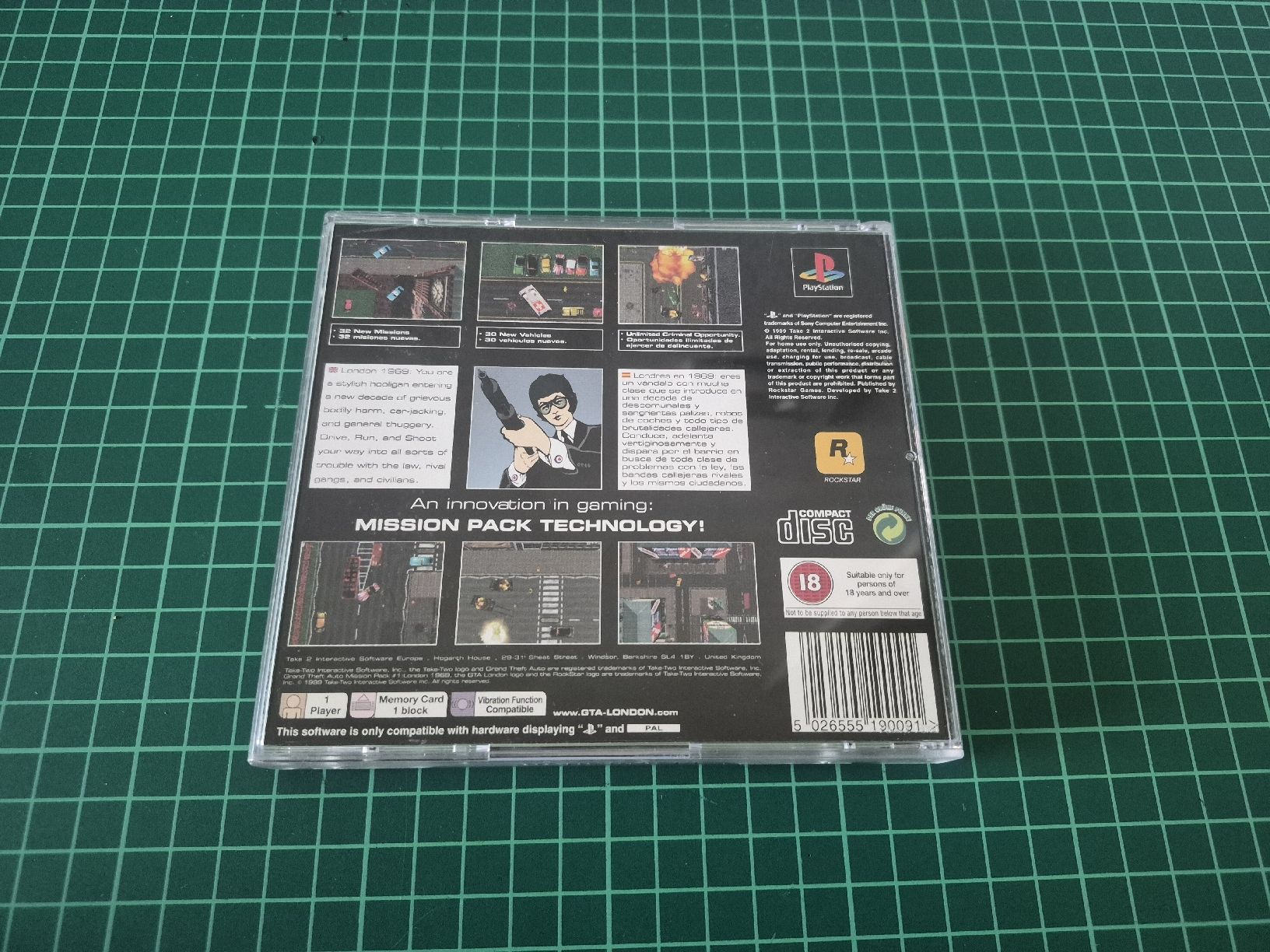 Sony Giochi: GTA 1, 2 and london Playstation 1 Bundle - Complete – Usato da Meyrin venduto da Retro-GZ 2