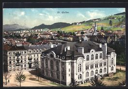 St. Gallen, Ortsansicht aus der Vogelsch