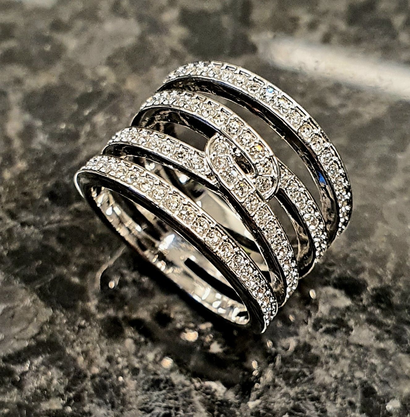 Anelli: Orginal Swarovski Damenring – Nuovo (secondo la descrizione) da Zürich venduto da robbie04