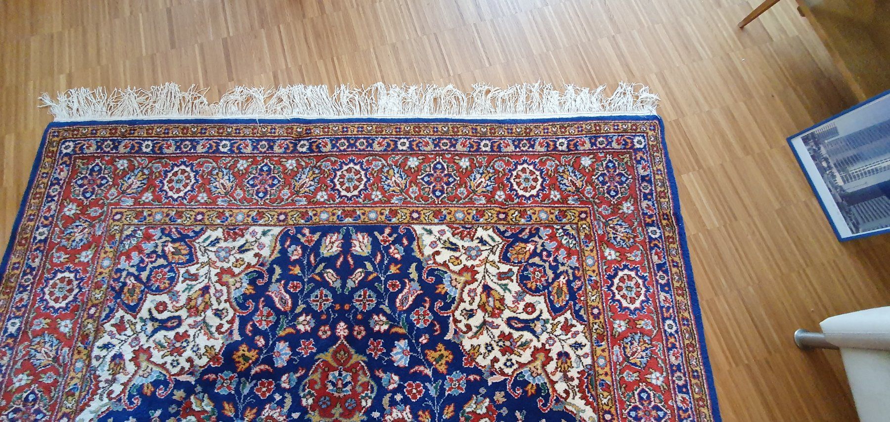 Tappeti: Schöner Orientteppich, blau und rot – Usato da Männedorf venduto da gab_66q9 2