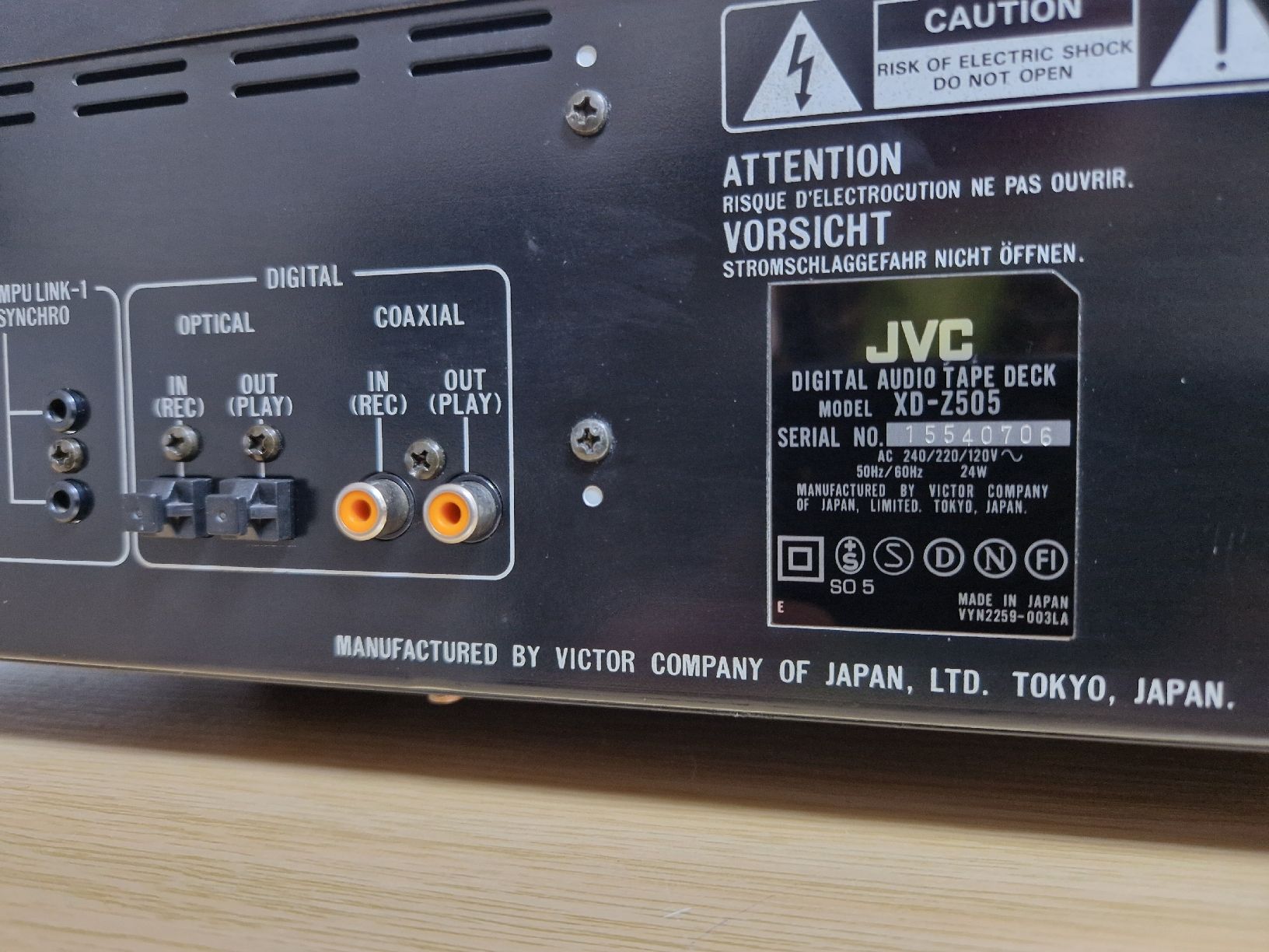 JVC Registratori: JVC XD-Z505 – Usato da Arbon venduto da Mayak_Sound 8