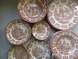 Geschirrset braun English Ironestone Tableware Ltd
