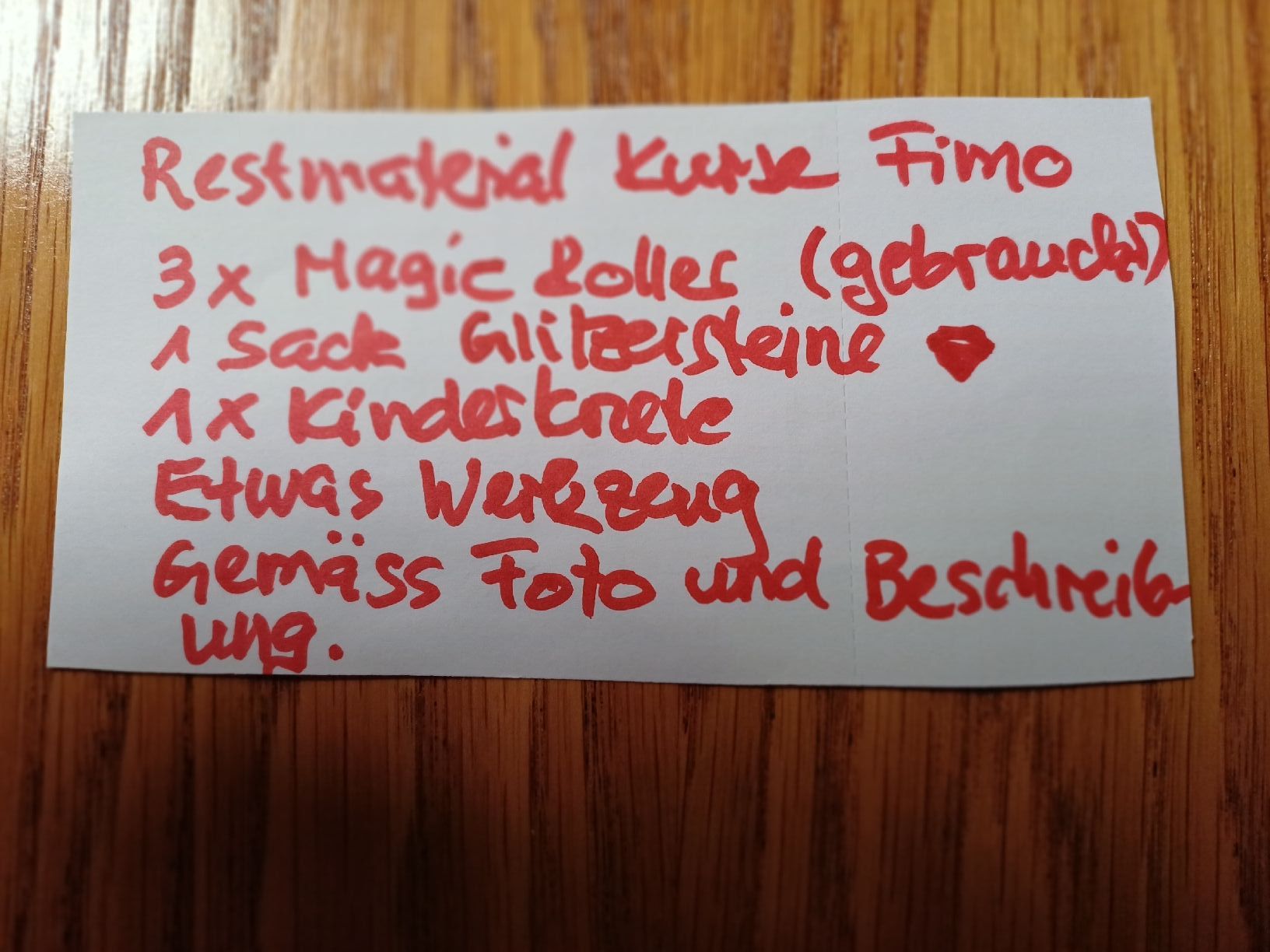 Kits de loisir créatif: Restmaterial aus Kursen Fimo – D'occasion à Gächliwil par lesidees 6