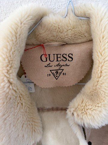 Guess Jacken & Mäntel: Guess Mädchen Lederjacke mit Fell – leichte Winterjacke – Gebraucht aus Mehlsecken von Helly21 5