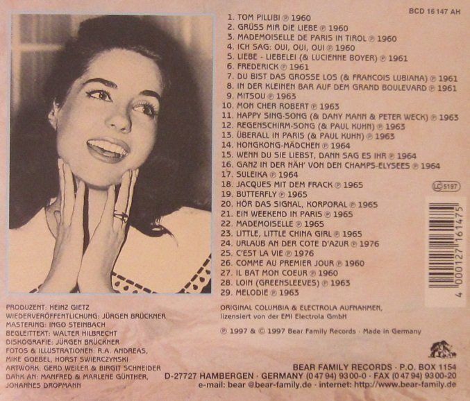 CD: Jacqueline Boyer - Mitsou – Usato da Grüningen venduto da azulmarron 1