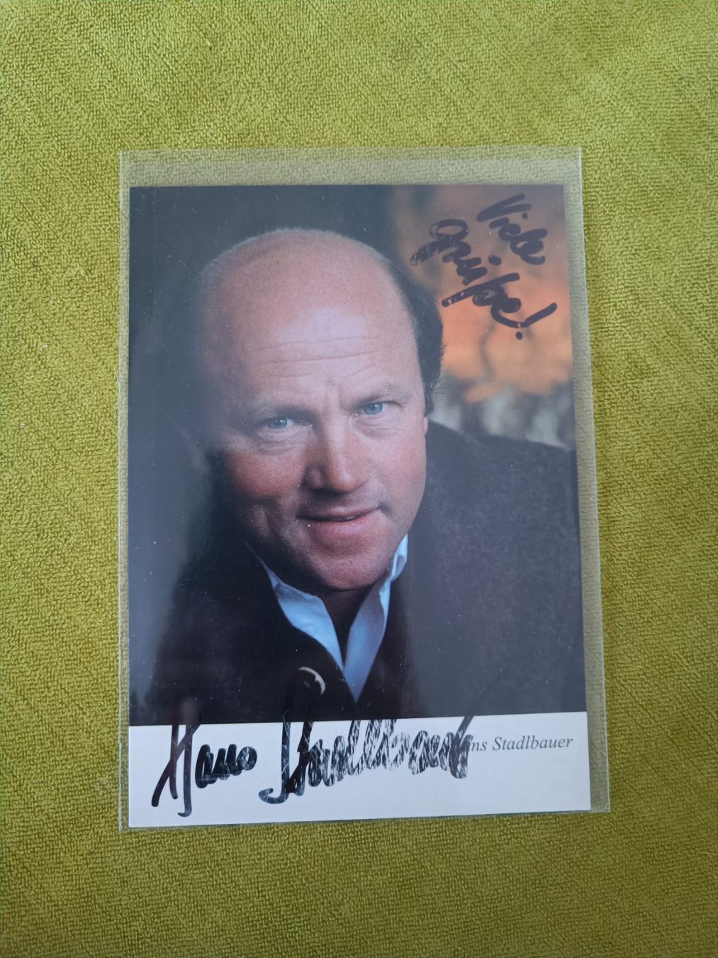 Autogramme: Hans Stadlbauer - handsigniert – Gebraucht aus Menziken von Artographs