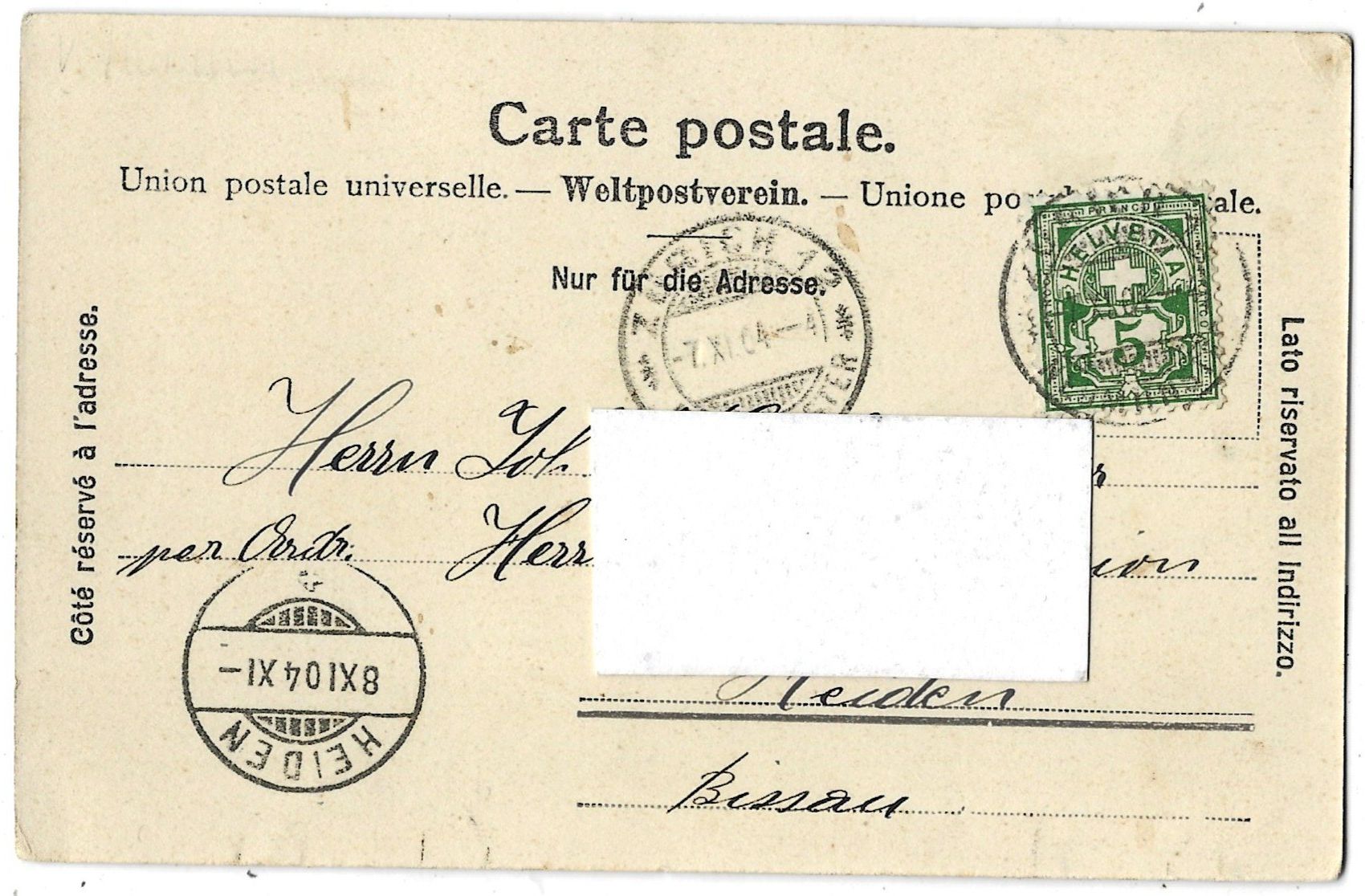 Cartoline postali: Zürich  --  Tonhalle – Usato da Bütschwil venduto da Jackson1A 1