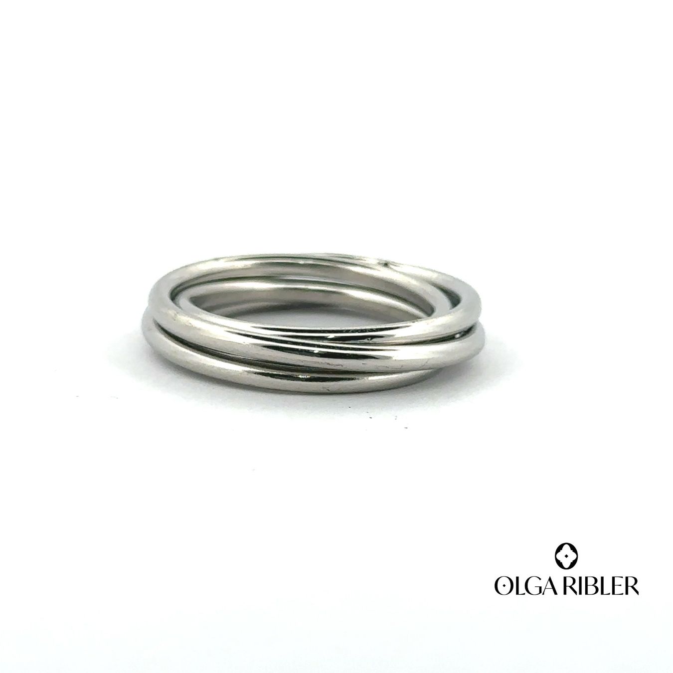 Olga Ribler Anelli: Edelstahl Wickel Ring Ringgrösse 58 – Nuovo (secondo la descrizione) da Luzern venduto da Schmuckoutlet 2