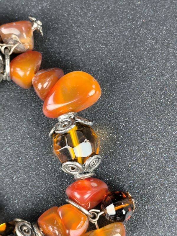 Bracciali & Braccialetti: Armband mit Karneolsteine – Usato da Rüti ZH venduto da Restwert_Rueti_ZH 1