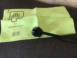 Lappen und Abwasch- Bürsteli für Camping oder unterwegs