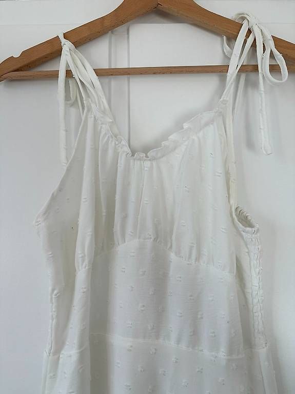 Vestiti: Weisses langes Kleid in Grösse 34 – Usato da Orpund venduto da mel_5t6d