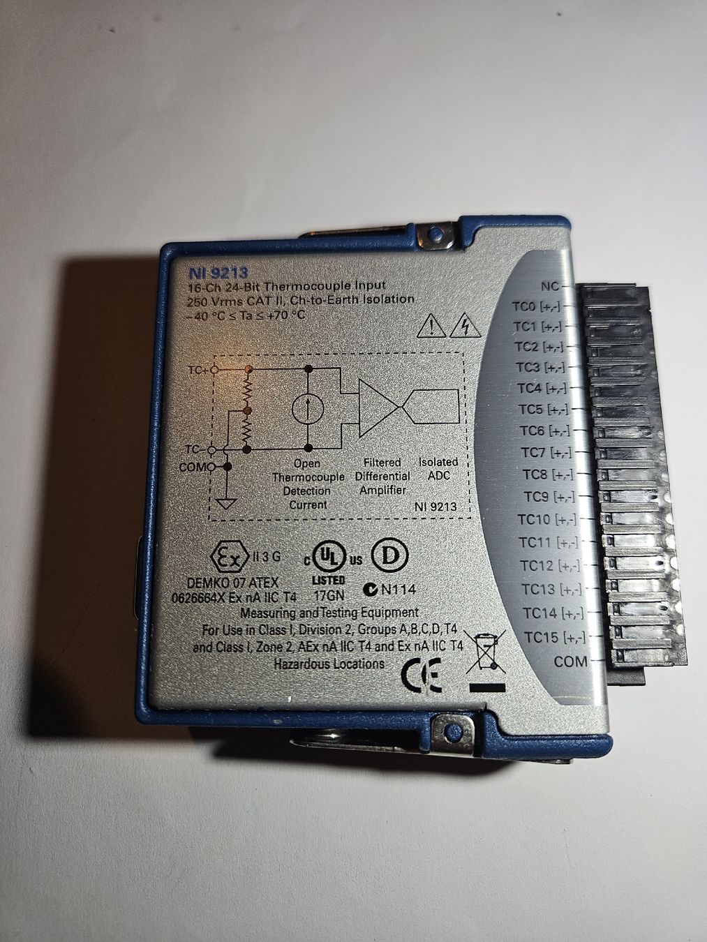 National Instruments Componenti elettronici: NI-9213 – Nuovo (secondo la descrizione) da Kölliken venduto da 7-ELEVEN