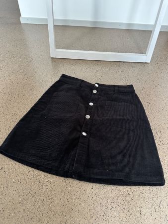JDY Minirock Jupe Cord Gr 36 Winter schwarz