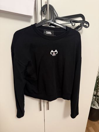 Karl Lagerfeld Pullover Schwarz Grösse M guter Zustand