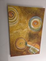 Gemälde mit Kreisen, Wandbild, Kunst, Original, Top!