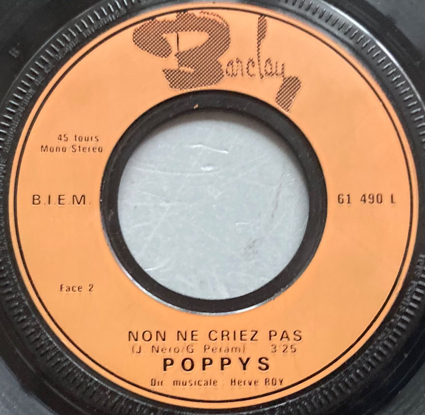 Dischi in vinile: POPPYS - DES CHANSONS POP / NON NE CRIEZ PAS – Usato da Poliez-Pittet venduto da Newtown-Records 2