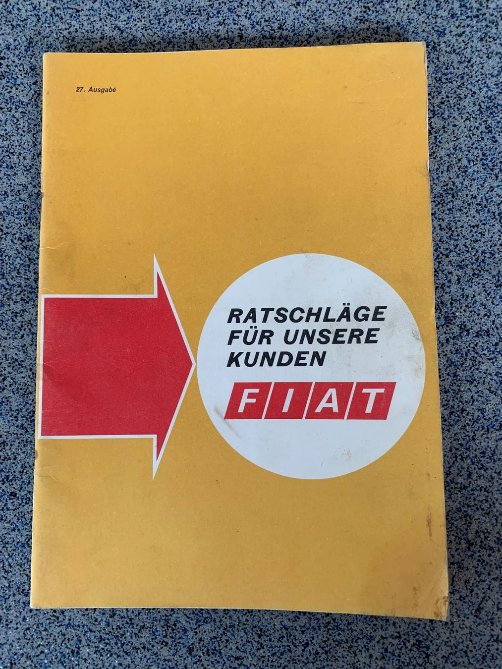 Libri: Fiat  Handbuch  Ratschläge  1971  Oldtimer – Usato da Boswil venduto da pavo1