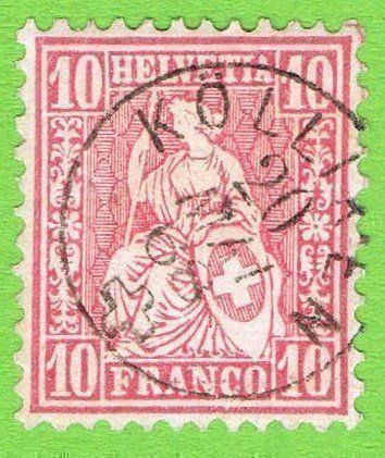 Tutti i francobolli: Fingerhutstempel Kölliken – Usato da Biberstein venduto da Jura39