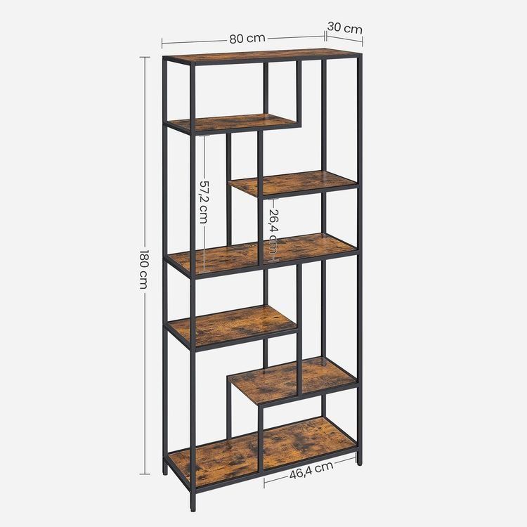 Scaffali: Bücherregal mit 6 Ebenen Standregal APOLLO – Nuovo e nell'imballaggio originale da Lachen SZ venduto da MAMORU-MOEBEL 4