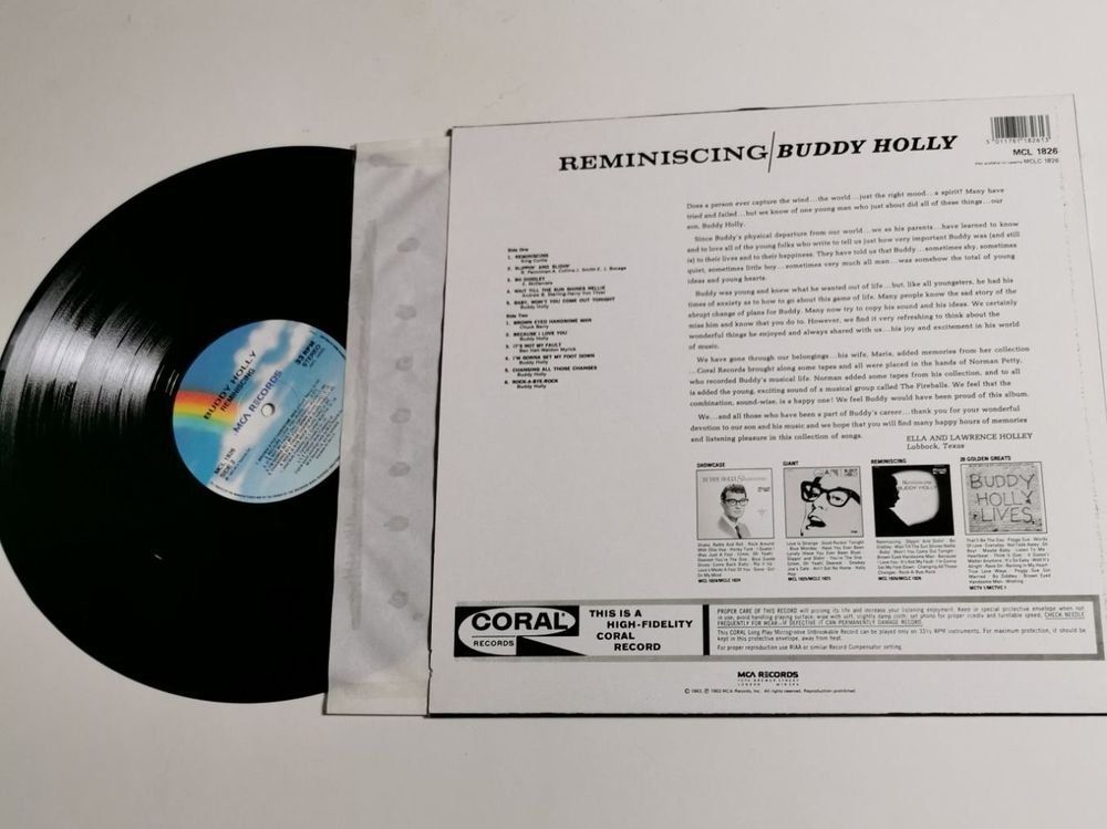 Schallplatten: buddy-holly-reminiscing-rockabilly – Neu (gemäss Beschreibung) aus Grafenried von House-of-Oldies 1