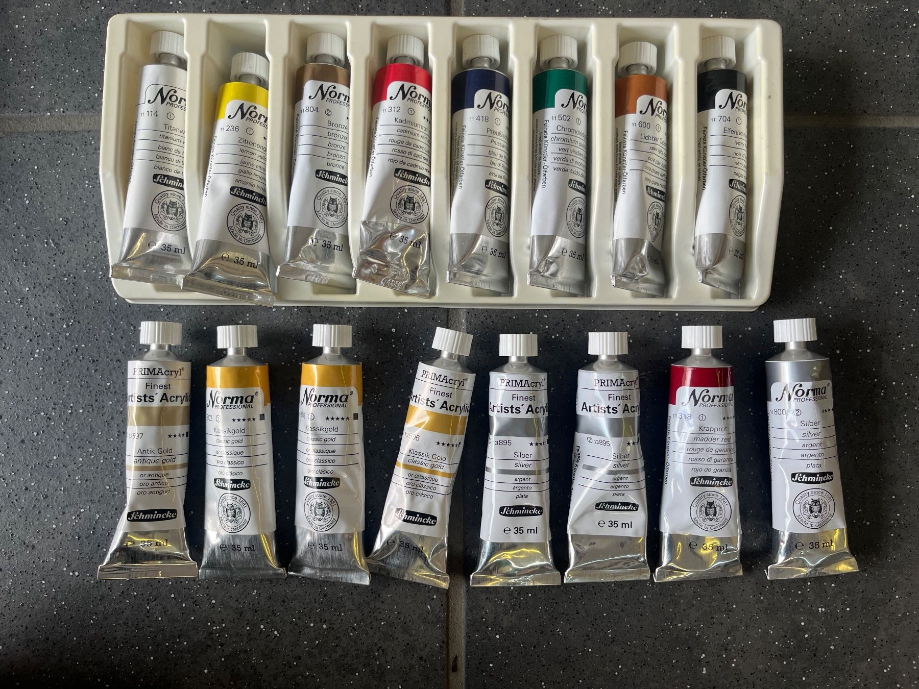 Colori: Diverse Ölfarben, teilweise angebraucht – Nuovo (secondo la descrizione) da Mägenwil venduto da chs_px8x 1