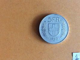 5 francs  1940