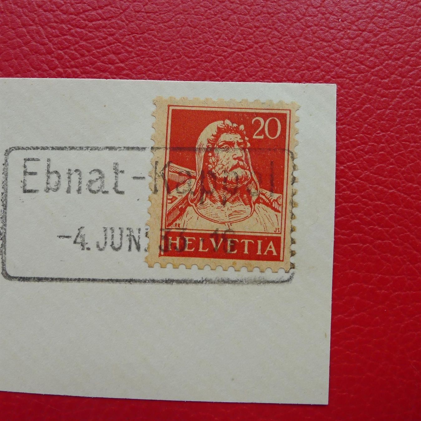 Tutti i francobolli: 1933: BAHNPOST: Ebnat-Kappel, sauber entwertet. – Usato da Sursee venduto da Luzernerraute 1