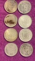 🍀 8 x alte 5 SFR Stücke Fünfliber  1931 - 1969