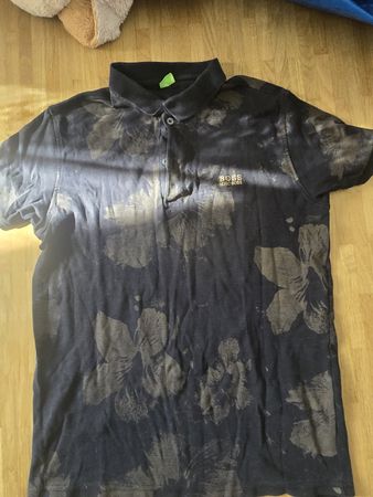 Polo BOSS Hugo Boss motif noir taille L homme