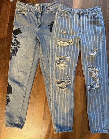 Topshop mom jeans
