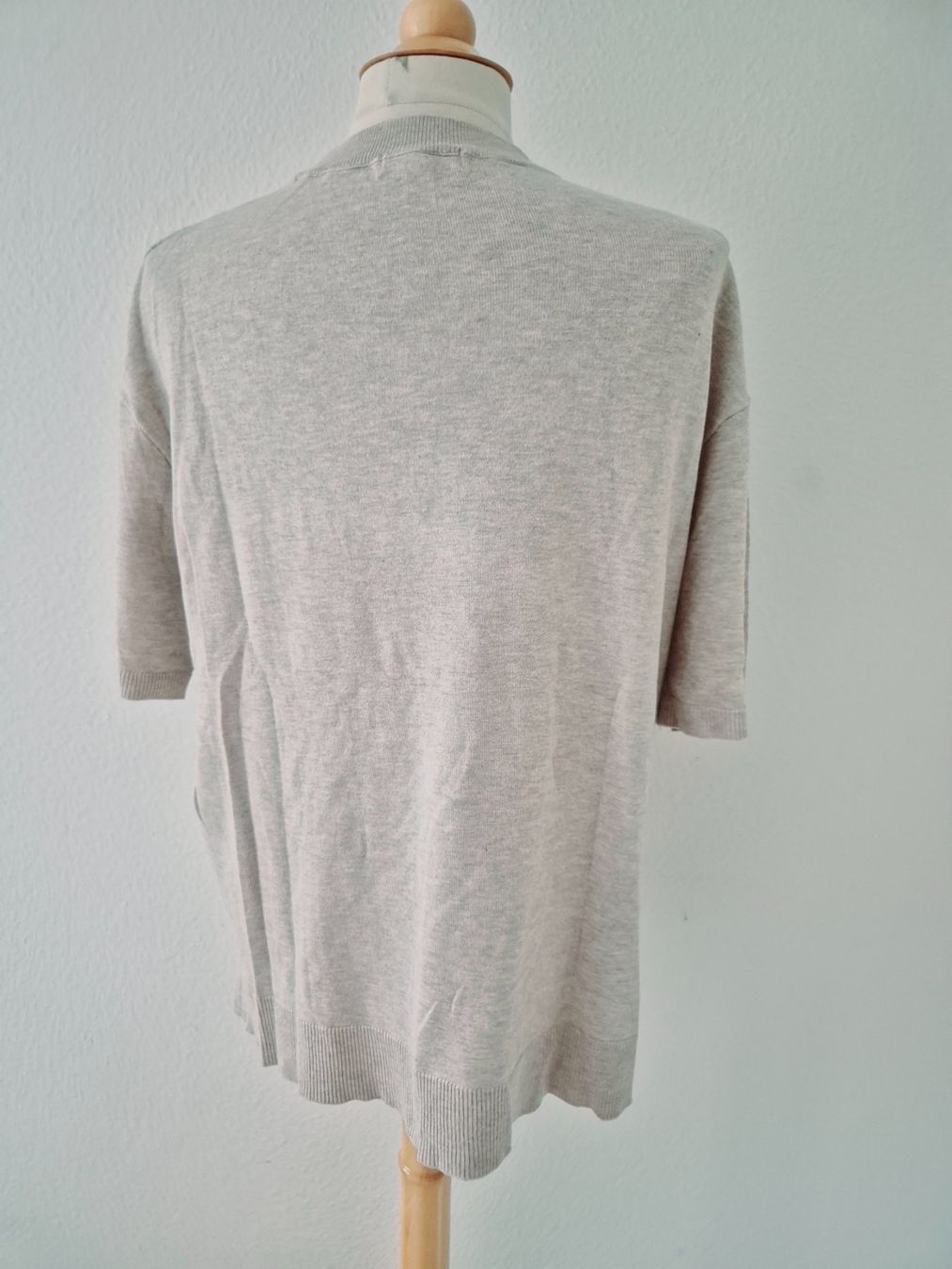 Maglioni & Felpe: SHIRT STRICKSHIRT KURZARM PULLOVER S 36 BEIGE,  TOP ZU JEANS – Nuovo (secondo la descrizione) da Elsau venduto da the-colorful-side 6