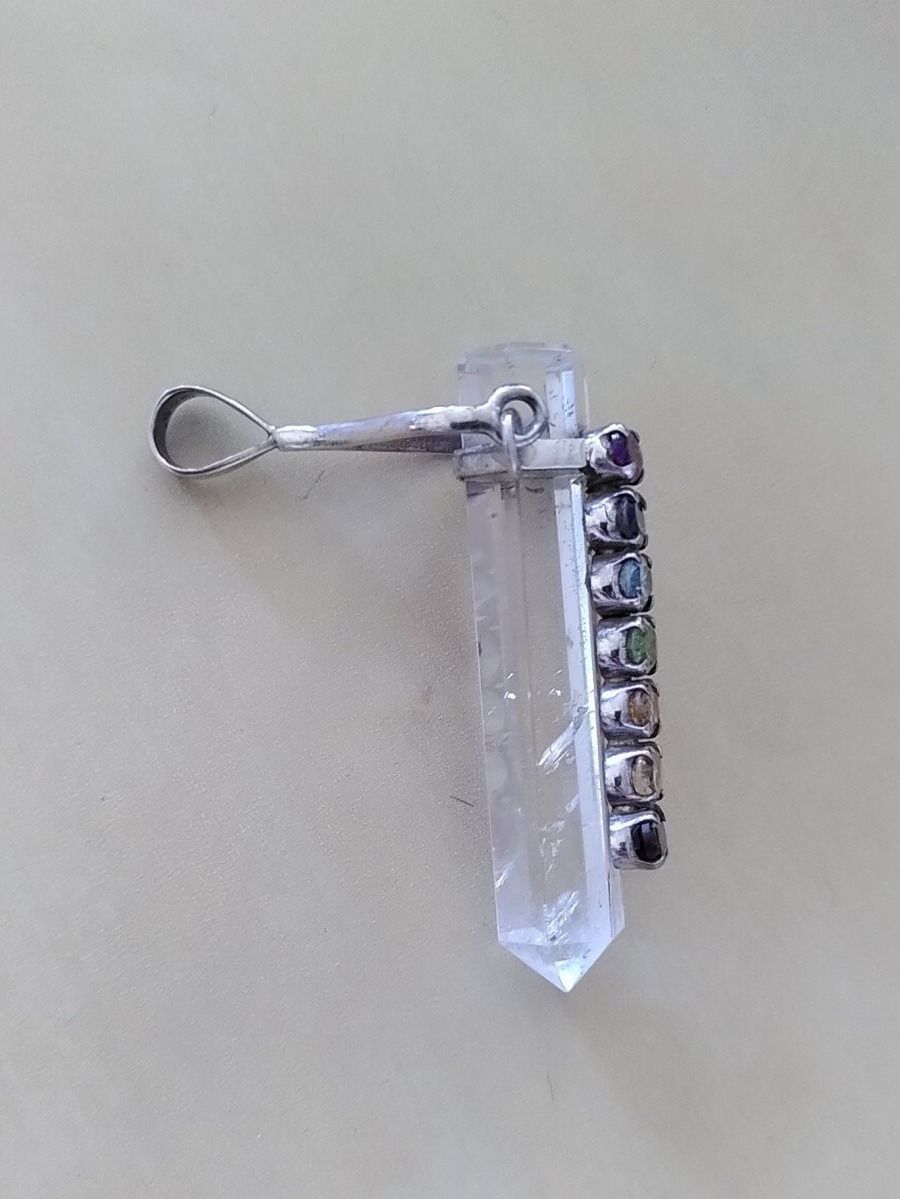 Ciondoli: Silber Chakra Kristall Schmuck mit 925 Silber – Nuovo (secondo la descrizione) da Zürich venduto da Gillheri 1