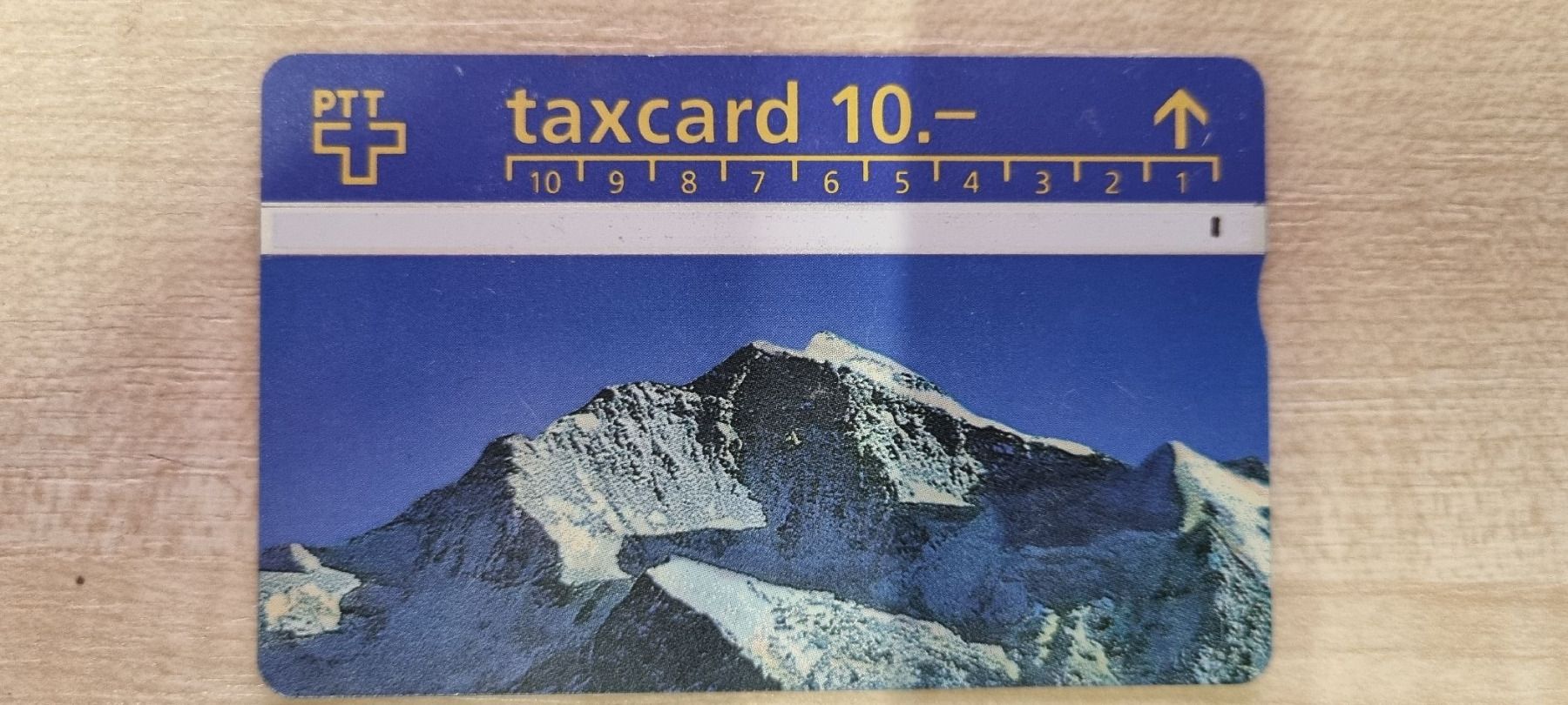 Schede telefoniche: P-Taxcard Panorama Eiger-Mönch-Jungfrau – Usato da Tenniken venduto da sina8680 3