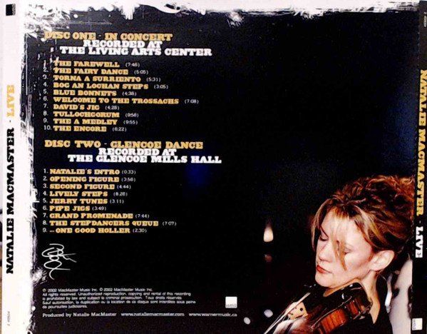 CDs: Natalie MacMaster – Live (2 CDs) CELTIC FOLK, D18 – Gebraucht aus Sessa von  1