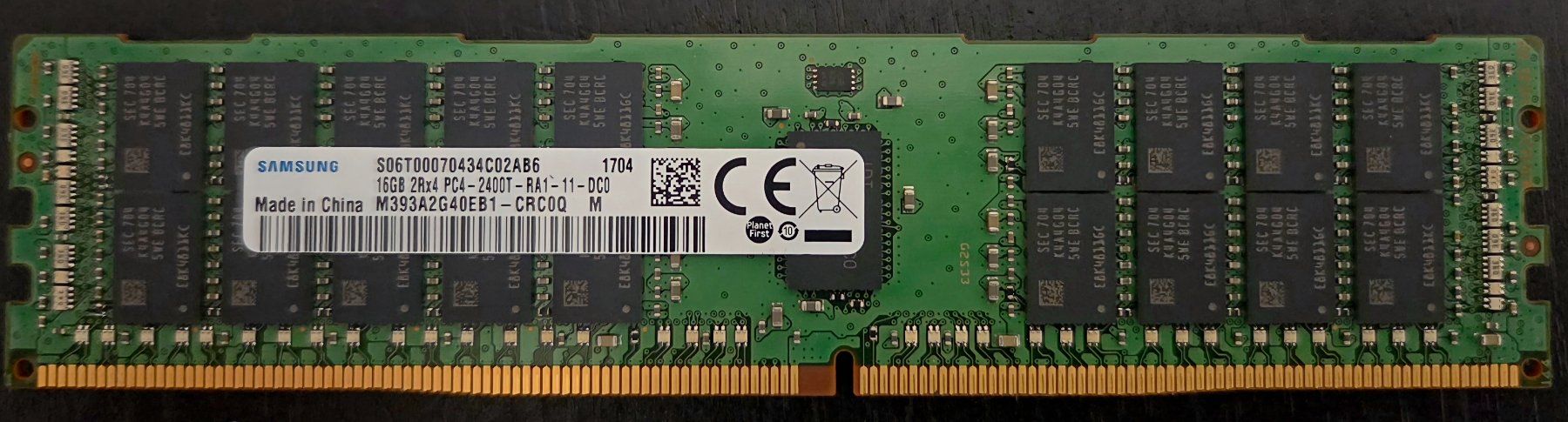 Samsung Server: Samsung 16 GB DDR4 2400 ECC – Usato da Ardon venduto da Mommo333