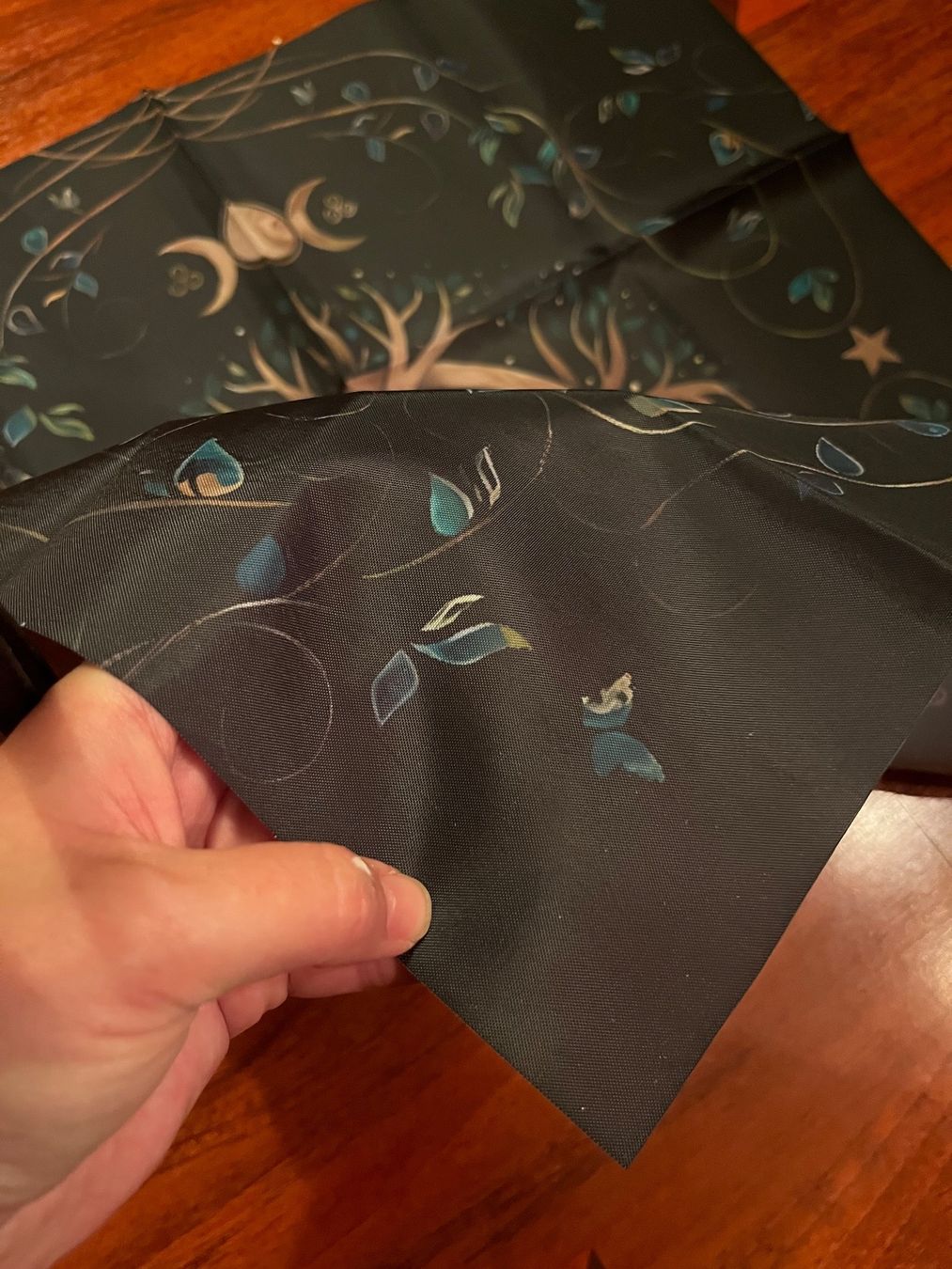 Tutte le decorazioni: Altartuch mit Pentagram und Lebensbaum – Nuovo e nell'imballaggio originale da Gams venduto da Mariawicca 2