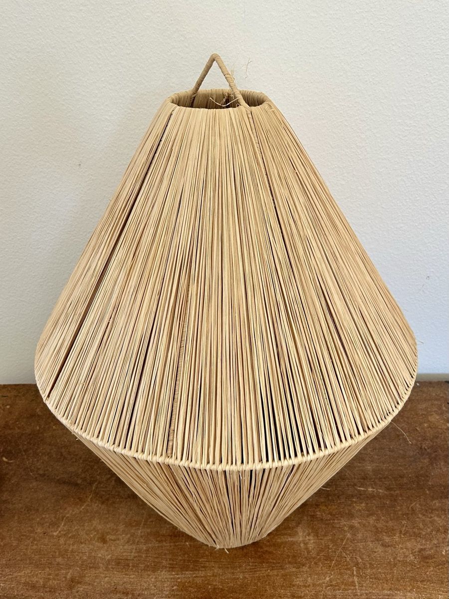 Lampadari & plafoniere: Suspension en raphia forme diamant (sans électrification) – Usato da Lausanne venduto da TelmaLouise70 2