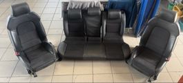 Audi A3 8P S-Line Interieur schwarzes Leder/Stoff