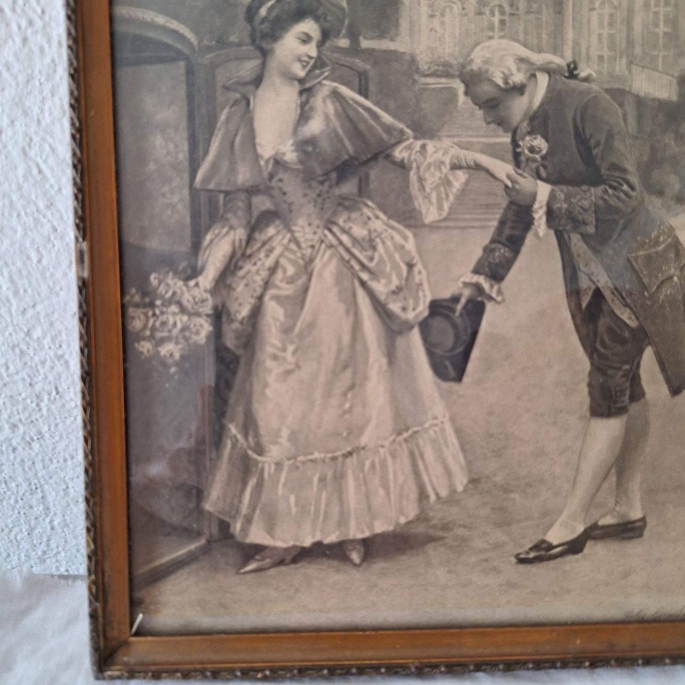 Foto & Immagini: Versand möglich! Altes Bild Shabby Chic Stil – Usato da Winterthur venduto da Goldpipau 2