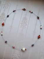 Collier,Millefiori,Porzellan,Knochen,