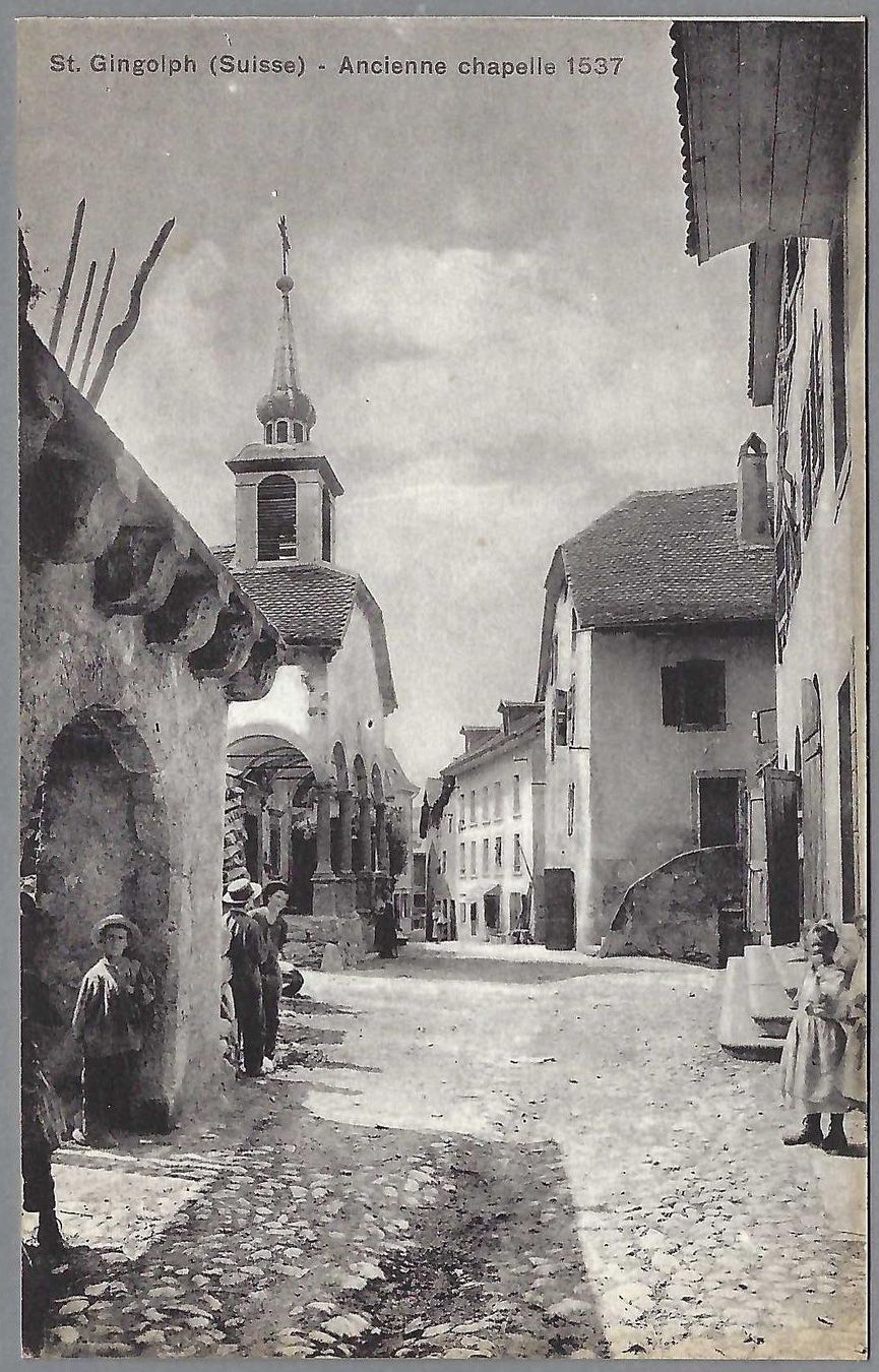 Cartoline postali: ST. GINGOLPH, INTÉRIEUR ANIMÉ, JOLIE VUE – Usato da Pura venduto da ulisse1957