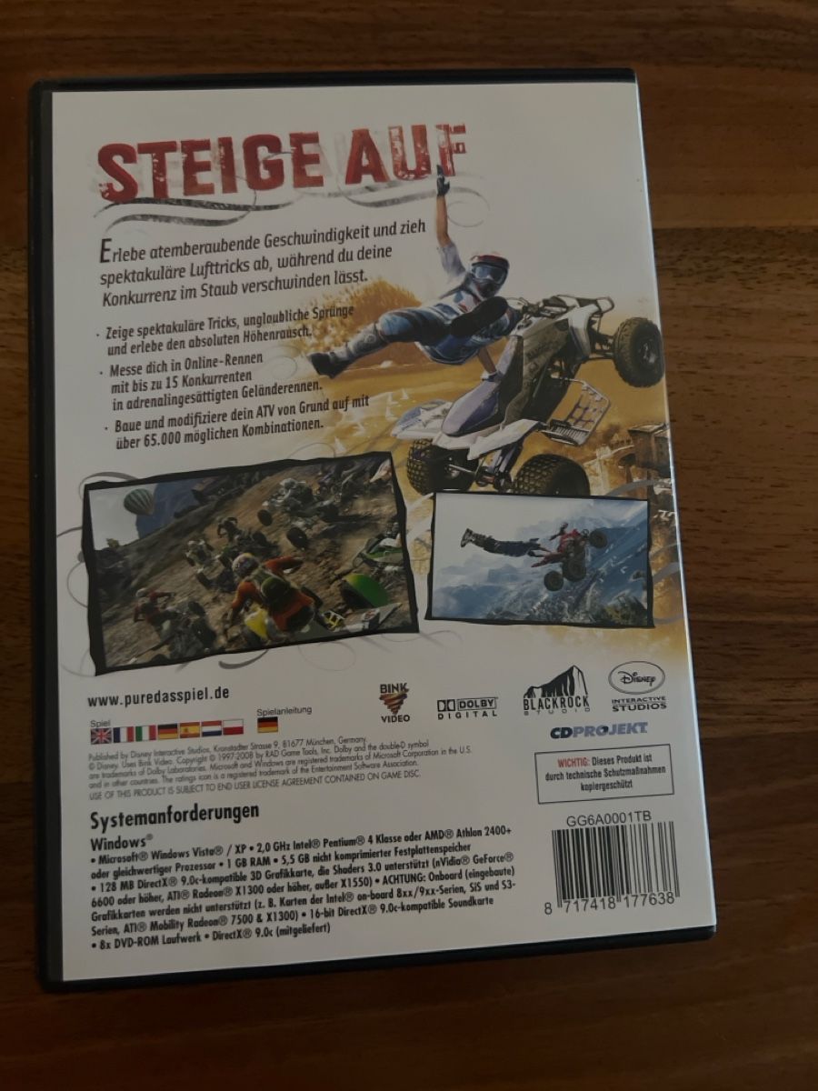 Giochi: Pure - PC-DVD-Rom – Usato da Fällanden venduto da raf-wpf 1