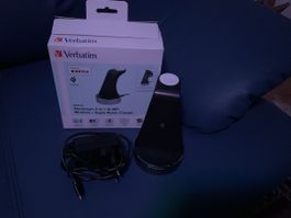 Verbatim 2-in-1 Qi MFi Wireless Charger Kabelloses Laden