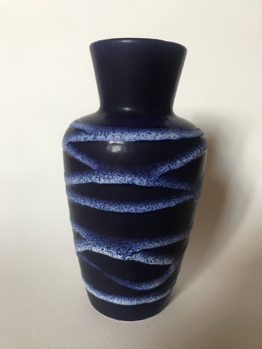Vasen & Gefässe: Vase Scheurich W.Germany bleu 18cm fat lava – Gebraucht aus Winterthur von SilverFR 1