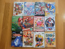 Nintendo 64 Spiele Sammlung Mario, Pokemon, Kirby uvm. JP