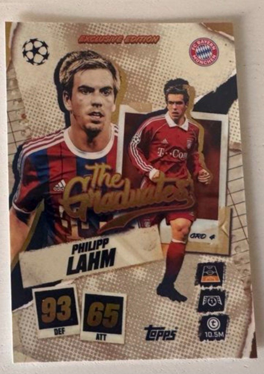 Topps Carte collezionabili: Match Attax Philipp Lahm GRD 4 – Usato da Gossau SG venduto da Ak0
